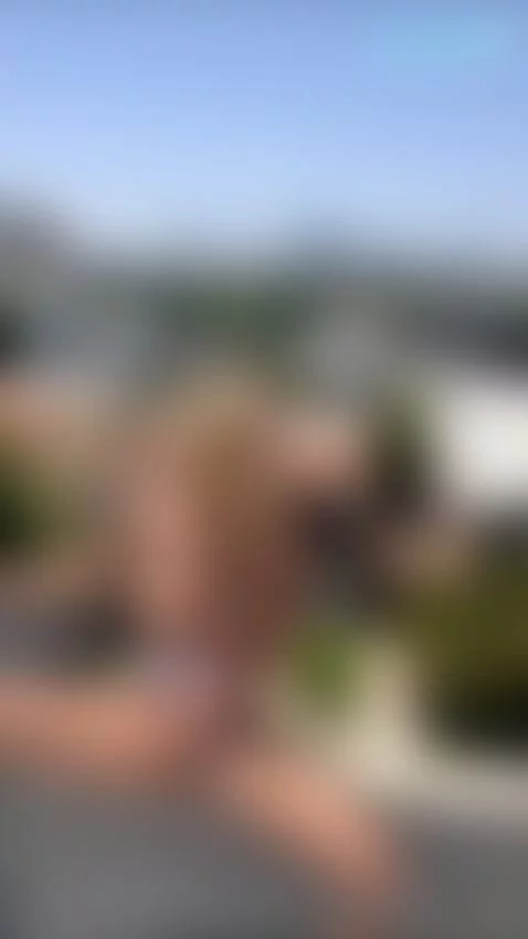 Busted jerkin off on the roof of her apt building! by camsoda