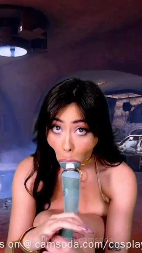 sexy princess leyah cosplay action by camsoda