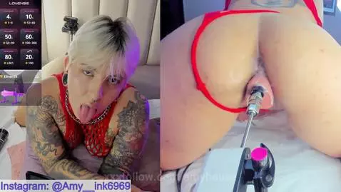 🔥💦💦 Destroy my pussy with the fuckmachine by amyhouse