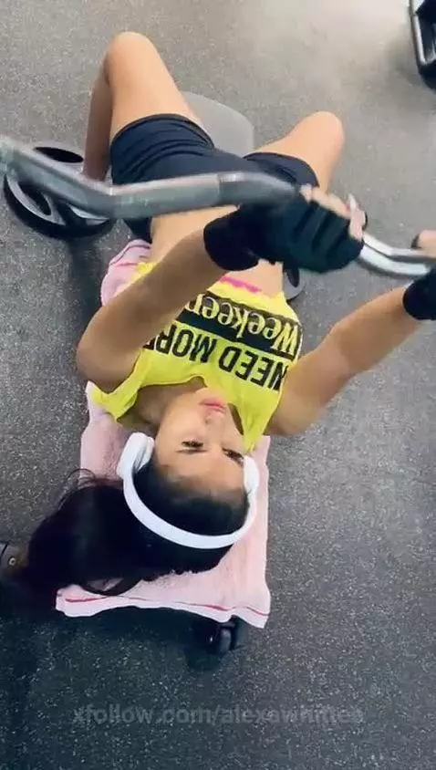 I think they were looking at my pussy a lot while I was trai... by alexawhittee