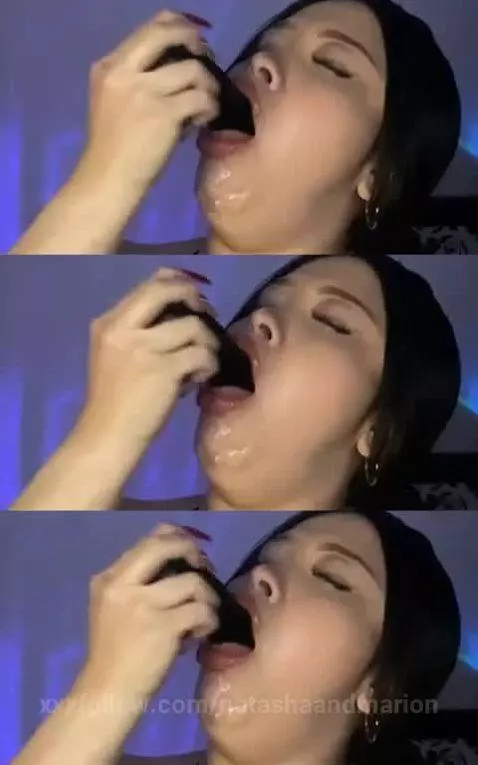 saliva, blowjobsuckingsaliva, salivablowjob by natashaandmarion