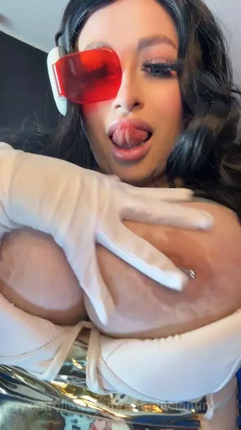 vegeta with huge tits piercing clip by angelacianuro