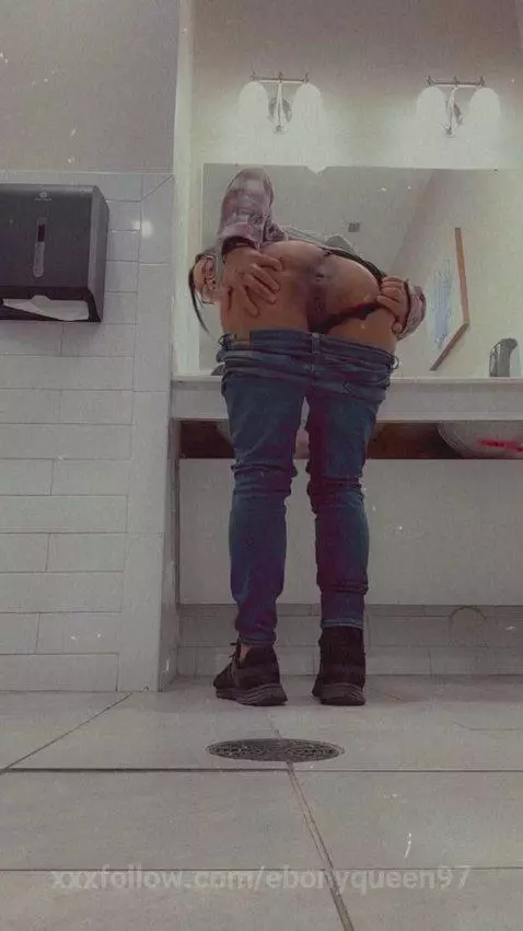 little bathroom fun by ebonyqueen97