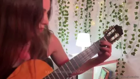 Playing guitar for you by decadan