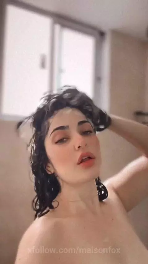 Shower time Second part ☔️💦💦💦💦…. Follow for more 😈🍆💦💦 by maisonfox