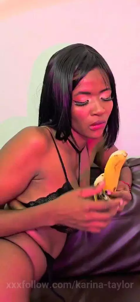 eating your banana 🍆🥵 by karina-taylor