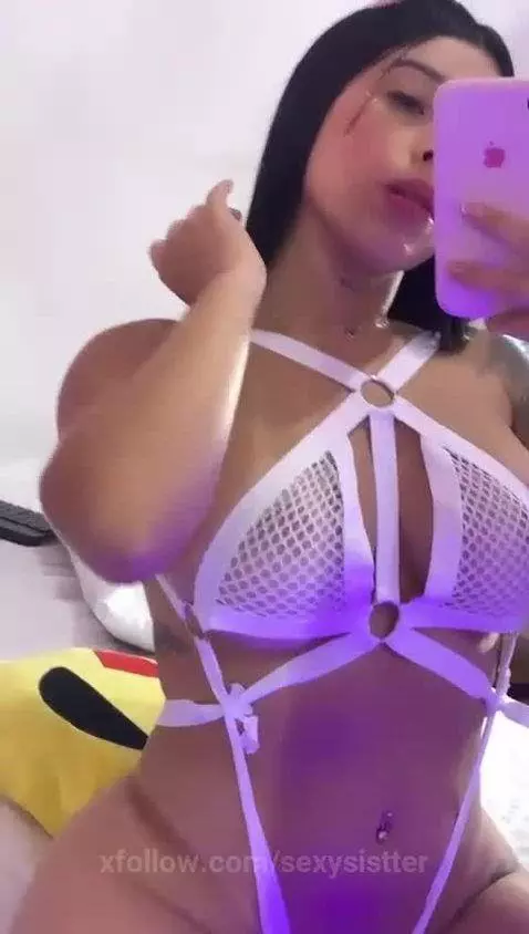 Do you like my white lingerie ?🔞👅 by sexysistter