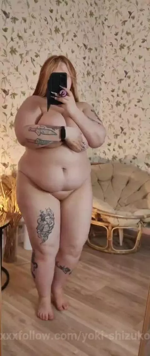 stomach, bbw, bigtits by yoki-shizuko