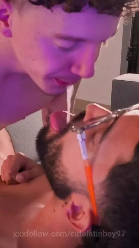 FREE PREVIEW Blowjob Cum Swap Cute Twink @nicomucci  Sucking... by cutelatinboy97