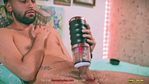 HoneyPlayBox sent me this amazing thrusting and rotating aut... by cutelatinboy97