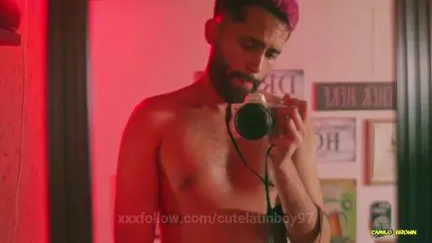 PREVIEW Big Uncut Cock Latino Camilo Brown Jerking Before Be... by cutelatinboy97