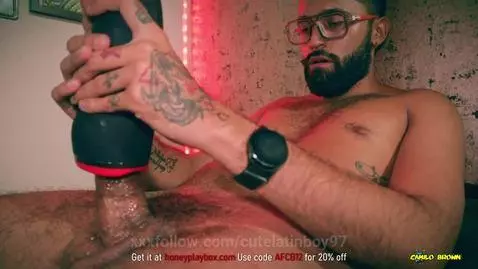 Big Cock Latino Camilo Brown Testing HoneyPlayBox DAYO Vibra... by cutelatinboy97