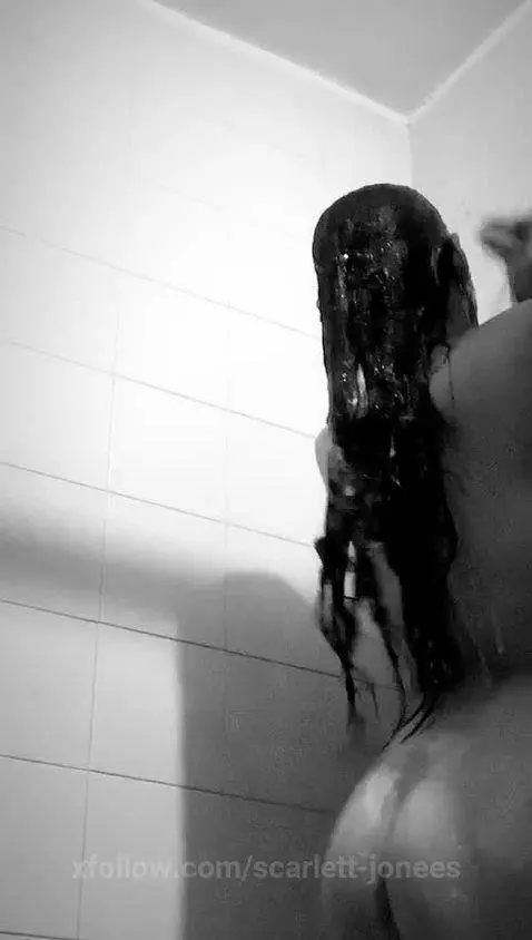 sexy  shower by scarlett-jonees