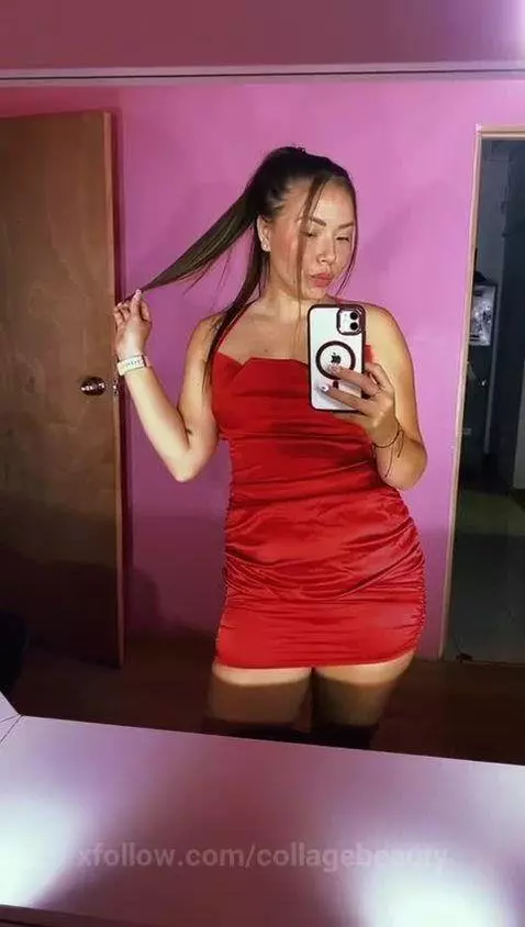 Do you like my red dress?😈❤ by collagebeauty