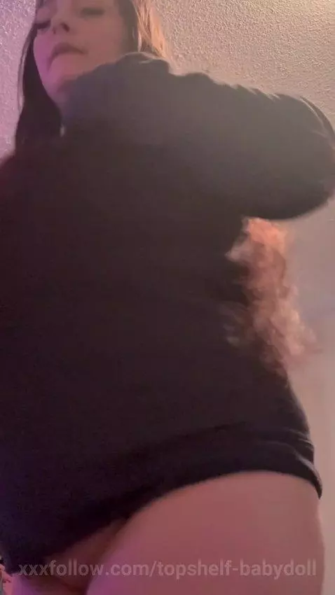 trying on my new sweatshirt..wdyt? by topshelf-babydoll