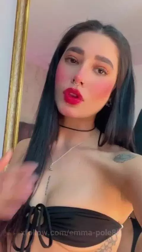 How does this black lingerie look on me? by emma-pole88