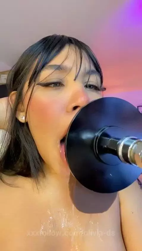 Put your cock deep on my throat and cum on my mouth now ♥ by olivia-ds