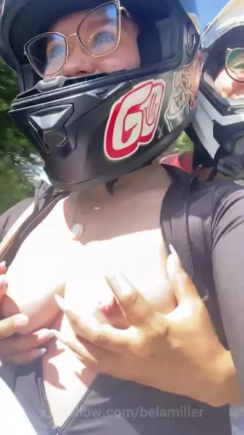 Me driving... and my friend playing with my zipper 😈 by belamiller