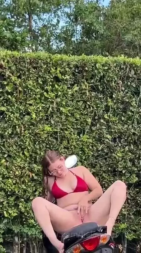 You did not imagine what I do when I'm alone on my motorcycl... by belamiller