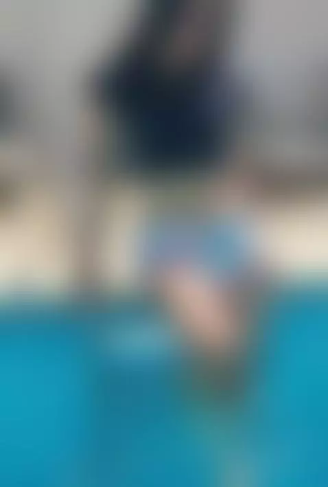 in the pool, come I'm alone by karen-sofia-19