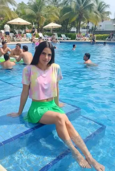 day in the pool by karen-sofia-19