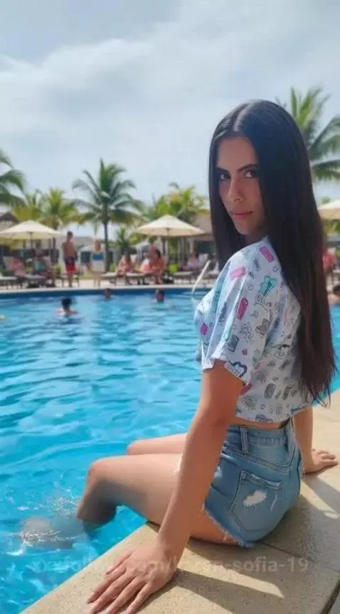 day in the pool by karen-sofia-19