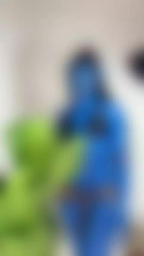 This blue creature wants a huge cock to feel like a human 🍆👅 by natashaegnath