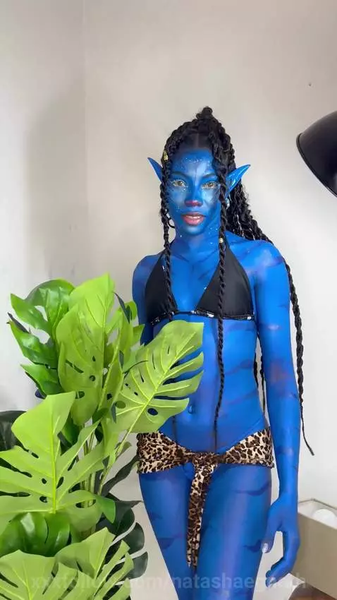 This blue creature wants a huge cock to feel like a human 🍆👅 by natashaegnath