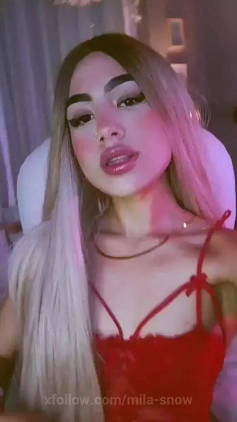 do you like my red lingerie? by mila-snow