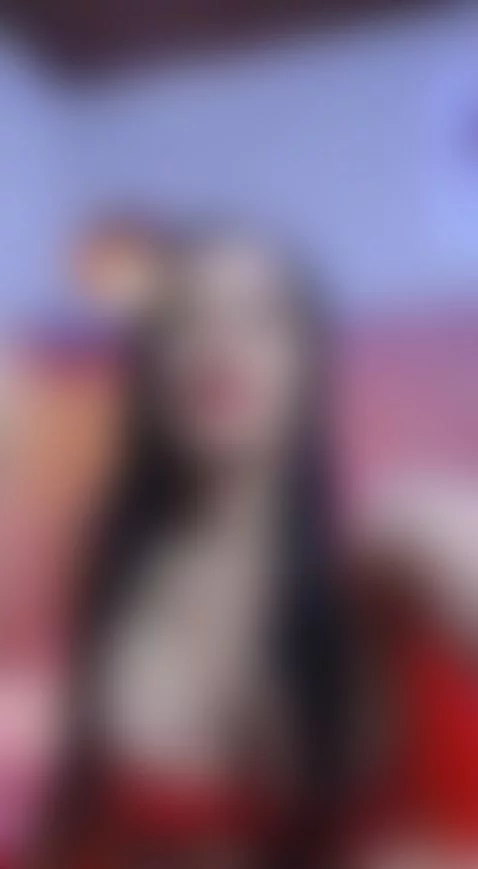 I love my big tits with this red lingerie by saaloomee-1