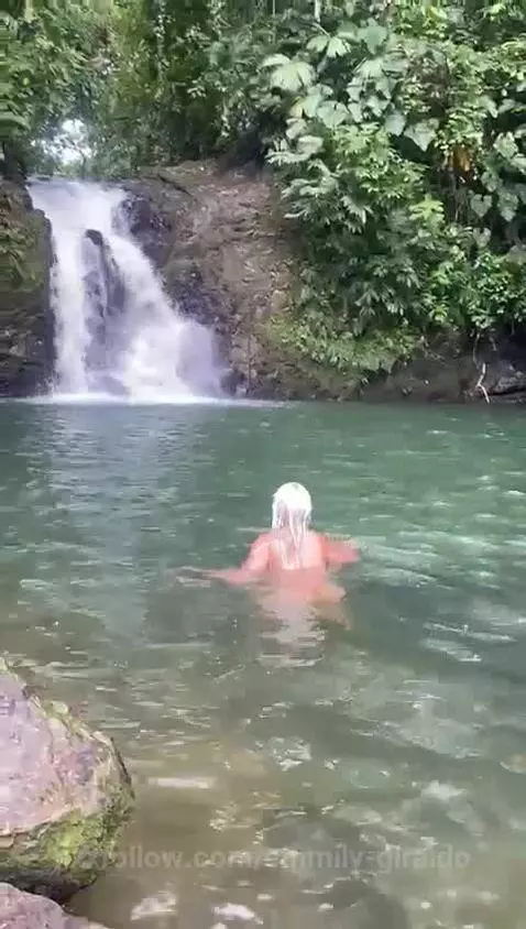 bathing in the river, do you think someone saw me? by emmily-giraldo