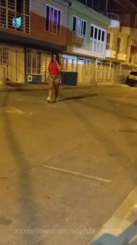 In the street I get horny by sophia-lennox