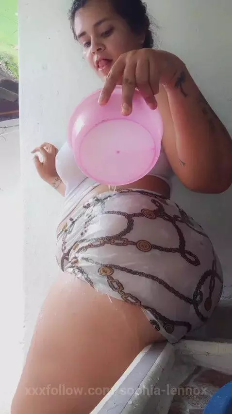 Taking advantage of washing clothes by sophia-lennox