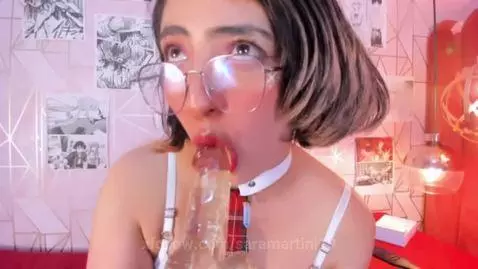 I want to suck your entire cock until I go down to the balls... by saramartini19