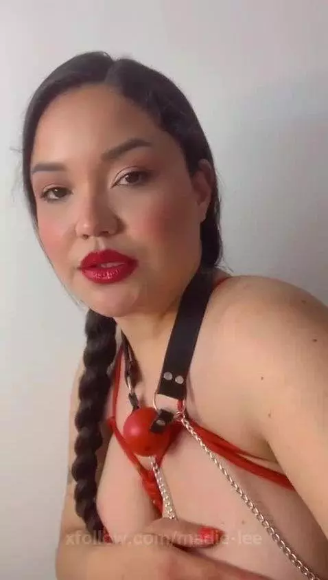 PUT ME ON MY KNEES AND MAKE ME SUFFER FOR YOUR CUM by madie-lee