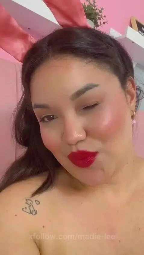 MAKE THIS SWEET BUNNY JUMP HER BIG TITS AND FUCK HER VERY HA... by madie-lee