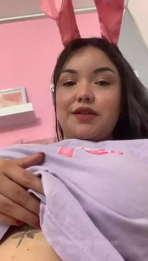 THIS CUTE BUNNY WANTS YOUR COCK INSIDE HER PUSSY by madie-lee