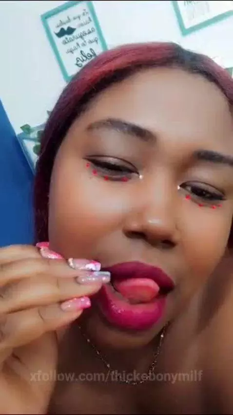 I invite you to leave my chocolaty pussy ❤ by thickebonymilf