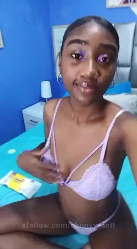 Good monring! Today I used My fuck machine... 🥰, see me now! by ebonyy-hott