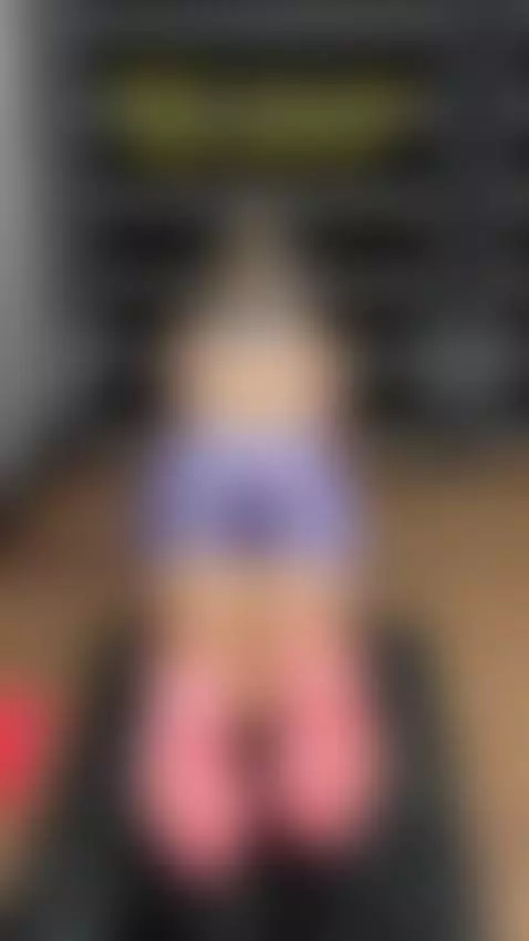 gym, booty, blonde by onlymari13