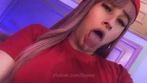 SPIT ON MY MOUTH AND FUCK IT HARD!🍆👅 by liacox