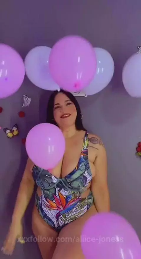 party with balloons by aliice-joness