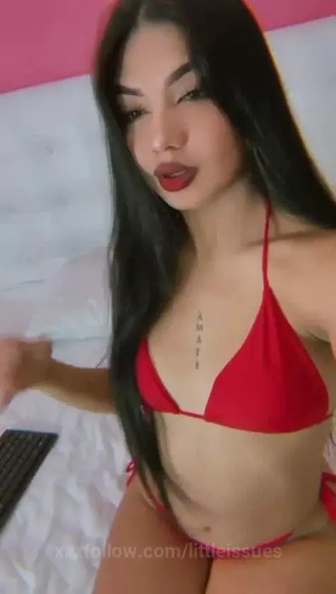 😘🔥Do you like my red lingeri today ?😈 by littleissues