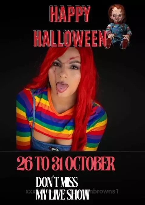 Especial show from 26 to 31 october 🔥🎃 by meganbrowns1
