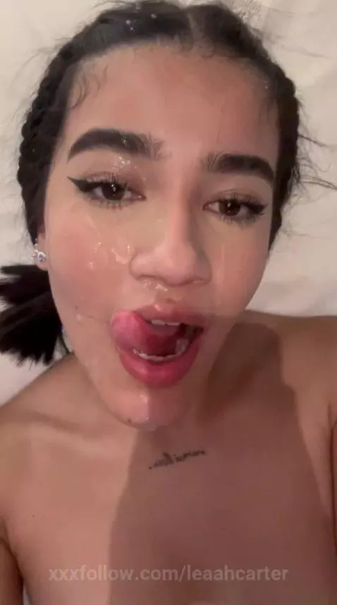 Give me all your cum in my face by leaahcarter
