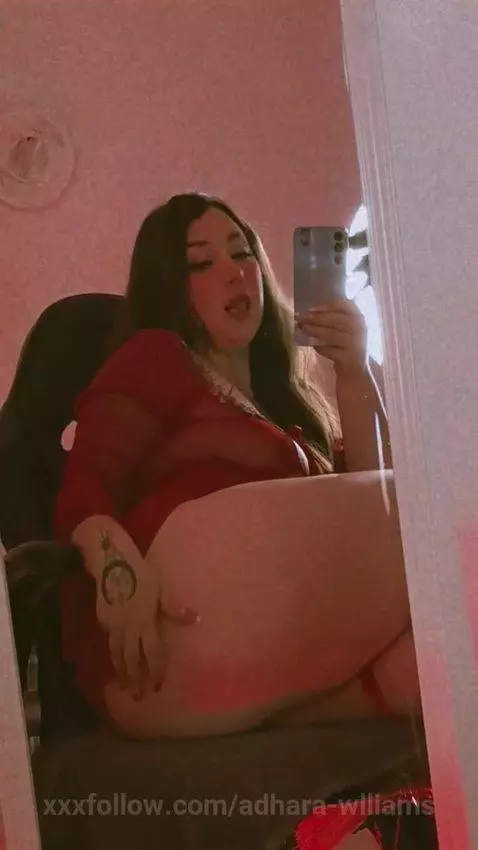 I'm online, come enjoy me! 🔥 Come make my red lingerie melt,... by adhara-wlliams