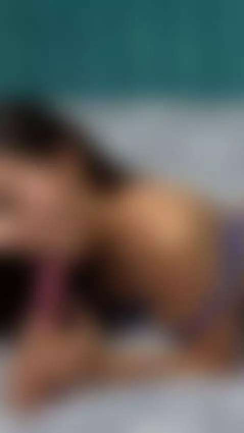 Dildo sucking in blue lingerie by panteranika