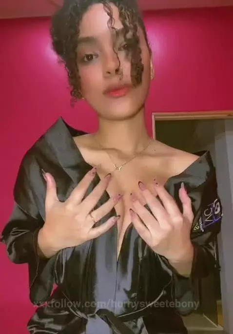 It's more fun to cum with me than by yourself 🍒🩵 by hornysweetebony