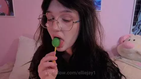 glasses, cute, lolipop by elliejay1