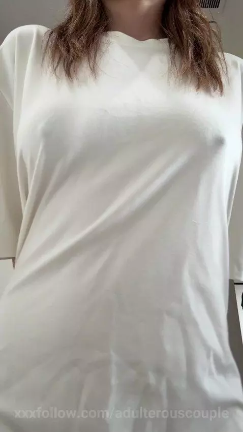 A white T-shirt is full of sweet dreams.🥰 by adulterouscouple